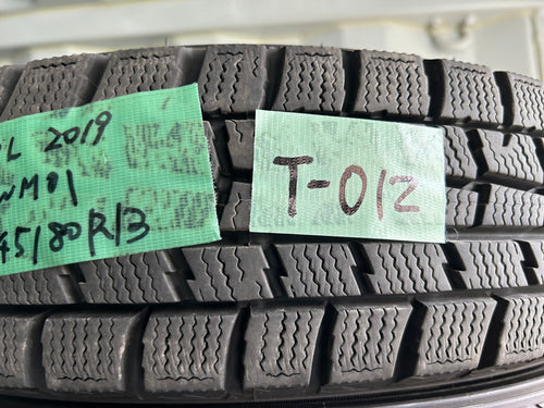 T-012ダンロップｳｨﾝﾀｰﾏｯｸｽ　WM01145/80Ｒ13 スタッドレス