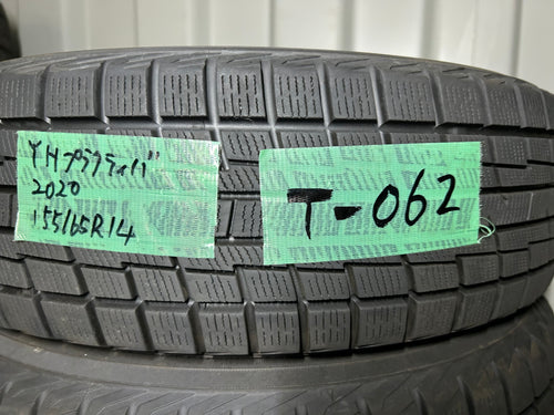 T-062ヨコハマﾌﾟﾗｸﾃｨﾊﾞ155/65Ｒ14 スタッドレス