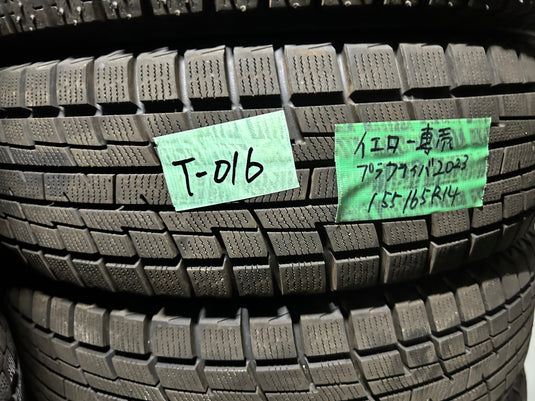 T-016他社専売品ﾌﾟﾗｸﾃｨﾊﾞｱｲｽ BP02155/65Ｒ14 スタッドレス