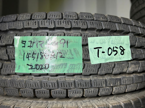 T-058ヨコハマｱｲｽｶﾞｰﾄﾞ　iG91145/80Ｒ12 スタッドレス