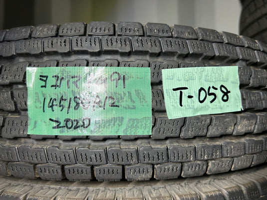 T-058ヨコハマｱｲｽｶﾞｰﾄﾞ　iG91145/80Ｒ12 スタッドレス