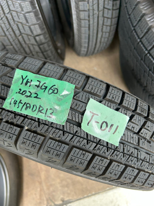 T-011ヨコハマｱｲｽｶﾞｰﾄﾞ　iG60145/80Ｒ13 スタッドレス