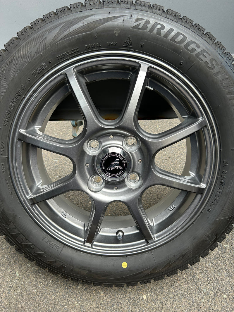 ギャラリービューアに画像をロードする, K14-0047ブリヂストンVRX2155/65Ｒ14スタッドレス
