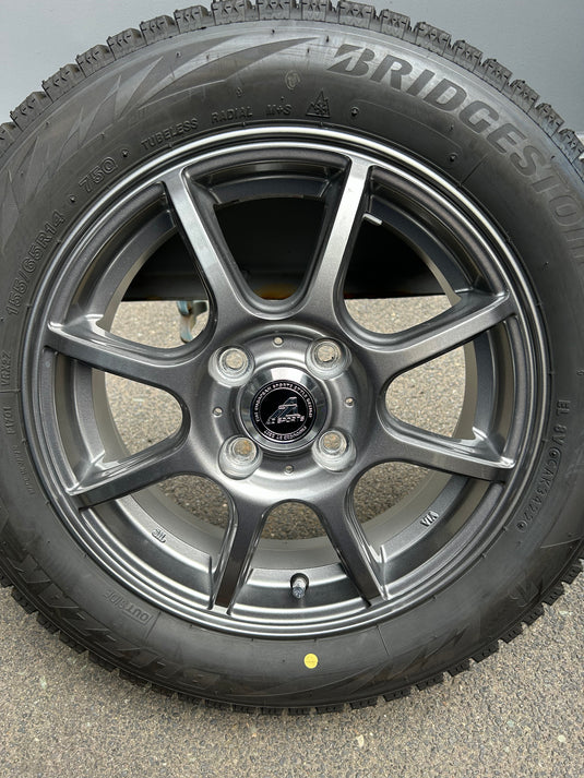 K14-0047ブリヂストンVRX2155/65Ｒ14スタッドレス