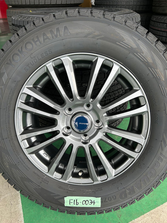 F16-0034ヨコハマｱｲｽｶﾞｰﾄﾞG075215/70Ｒ16スタッドレス