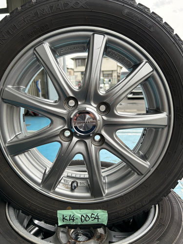 K14-0054ダンロップｳｨﾝﾀｰﾏｯｸｽ　ＷＭ02155/65Ｒ14スタッドレス