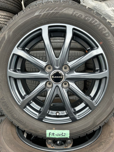 F15-0052ヨコハマｱｲｽｶﾞｰﾄﾞ　iG60185/60Ｒ15スタッドレス