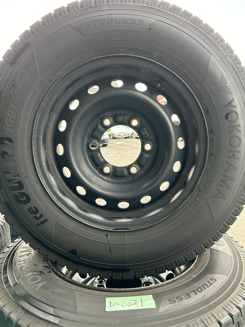ギャラリービューアに画像をロードする, V-0021 ヨコハマ スタッドレス ｱｲｽｶﾞｰﾄﾞ　IG91 195/80Ｒ15
