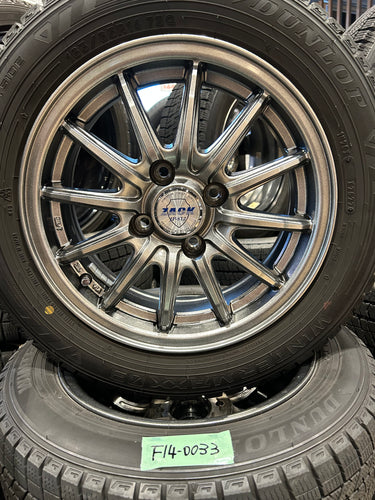 F14-0033 ダンロップ スタッドレス ｳｨﾝﾀｰﾏｯｸｽ　WM03 165/65Ｒ14