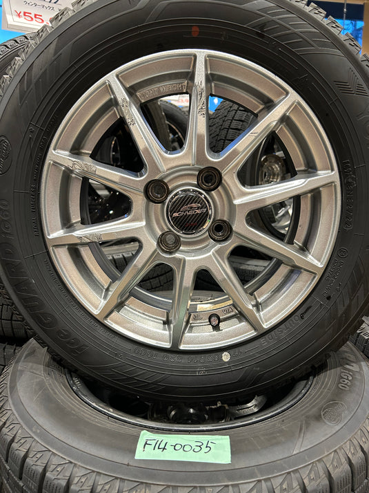 F14-0035ヨコハマｱｲｽｶﾞｰﾄﾞ　iG60175/65Ｒ14スタッドレス