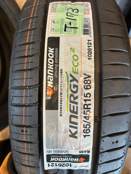 T-173 ハンコック 夏タイヤ KINERGY　ｴｺ2 165/45Ｒ15