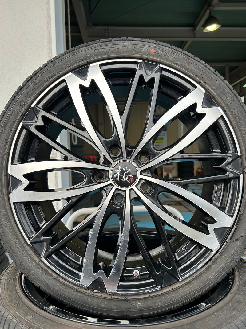 ギャラリービューアに画像をロードする, F18-0008 ナンカン 夏タイヤ AS-1 215/40Ｒ18
