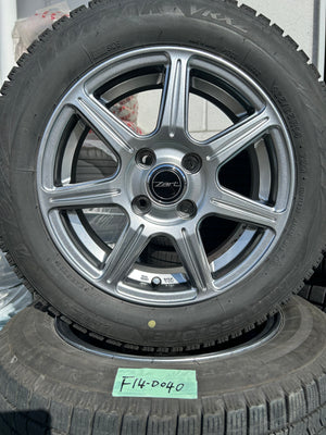 F14-0040ブリヂストンﾌﾞﾘｻﾞｯｸ　VRX2165/65Ｒ14スタッドレス