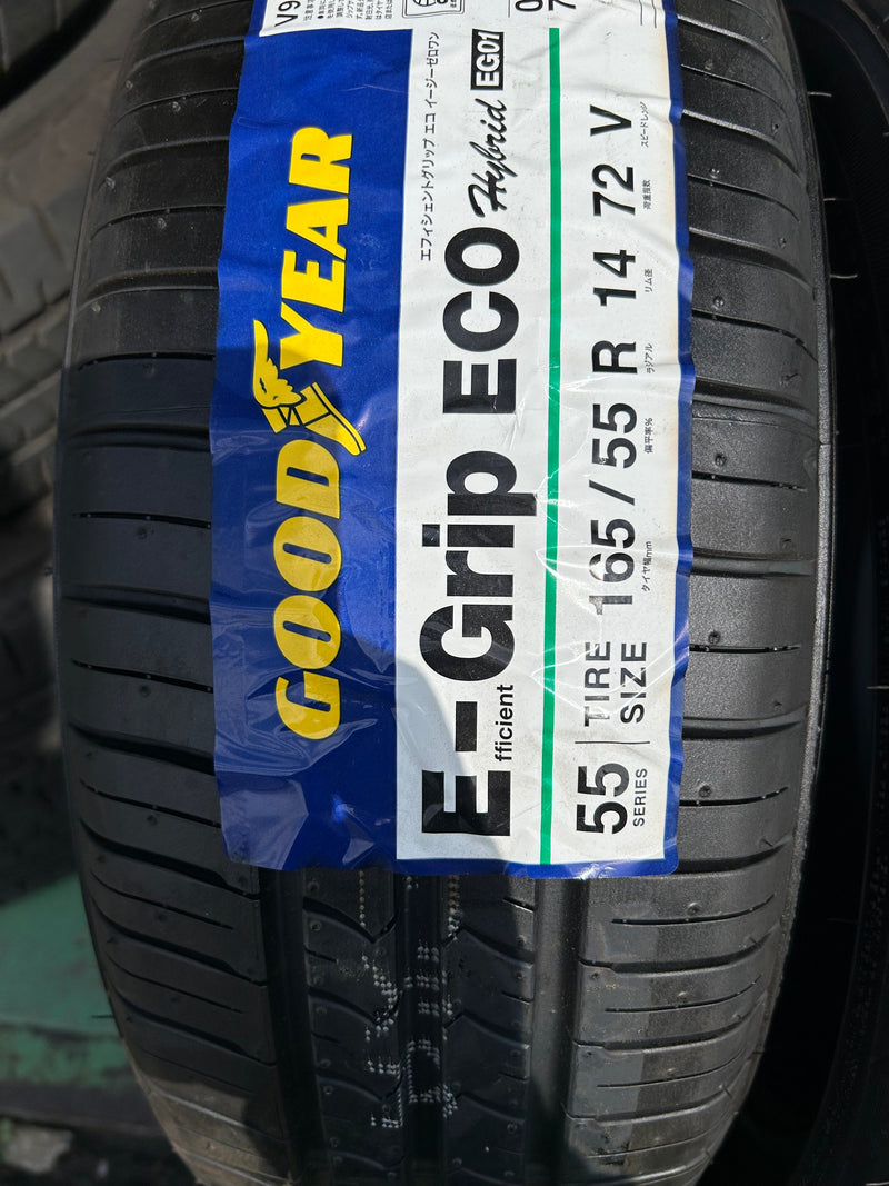 ギャラリービューアに画像をロードする, T-202グッドイヤーE-Grip ECO165/55Ｒ14 夏タイヤ
