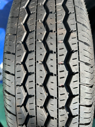 T-203 ブリヂストン 夏タイヤ RD613　ﾊﾞﾝ用ｲﾝﾁｱｯﾌﾟ 145/80Ｒ13