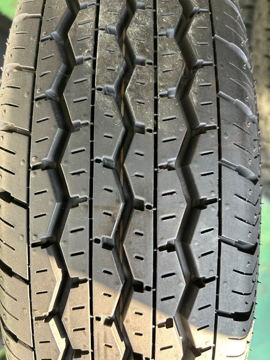 T-203ブリヂストンRD613　ﾊﾞﾝ用ｲﾝﾁｱｯﾌﾟ145/80Ｒ13 夏タイヤ