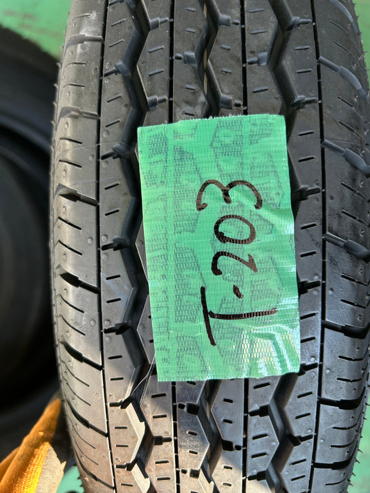 T-203ブリヂストンRD613　ﾊﾞﾝ用ｲﾝﾁｱｯﾌﾟ145/80Ｒ13 夏タイヤ