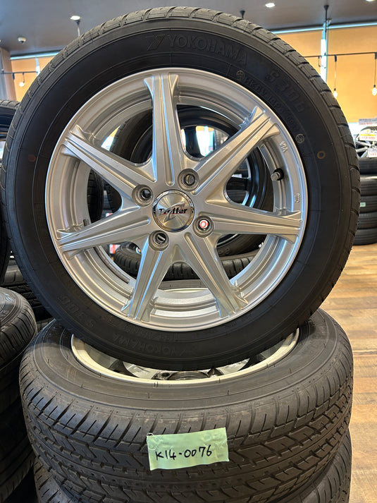 K14-0076ヨコハマＳ306155/65Ｒ14夏タイヤ