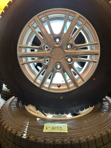 V-0033 ダンロップ スタッドレス ｳｨﾝﾀｰﾏｯｸｽ　ﾊﾞﾝ 195/80Ｒ15