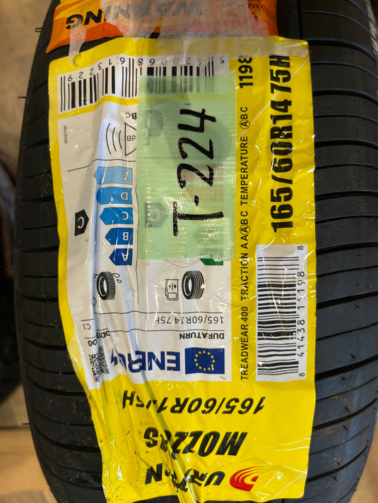 T-224 海外製 夏タイヤ MOZZO 4S　DURATURN 165/60Ｒ14