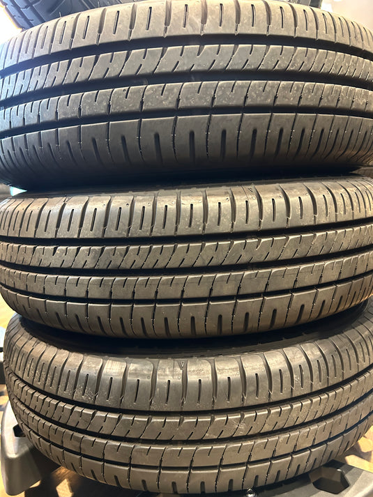 F14-0044ダンロップｴﾅｾｰﾌﾞ　EC204165/70Ｒ14夏タイヤ