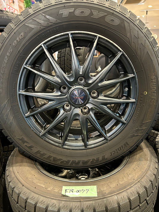 F15-0077トーヨーｳｨﾝﾀｰﾄﾗﾝﾊﾟｽTX195/65Ｒ15スタッドレス