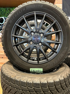 K14-0081ミシュランX-ICEｽﾉｰ155/65Ｒ14スタッドレス