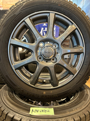 K14-0082ダンロップｳｨﾝﾀｰﾏｯｸｽ　WM02155/65Ｒ14スタッドレス