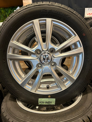 K14-0084グッドイヤーｱｲｽﾅﾋﾞ7155/65Ｒ14スタッドレス
