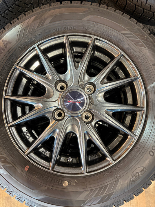 K13-0032 ヨコハマ ｱｲｽｶﾞｰﾄﾞIG60 145/80R13 スタッドレス 軽自動車etc